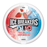 ICE BREAKERS Duo Fruit + Cool Sugar Free Mints Strawberry
